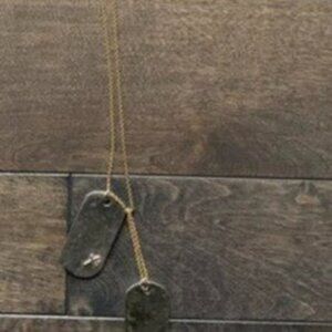 Banana Republic Dog Tag Necklace